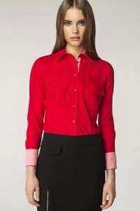 Koszula - czerwony/kratka - K36