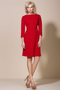 Sukienka - czerwony - AL05