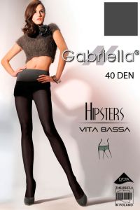 Gabriella Hipsters 40 den Code 115 rajstopy biodrówki t-band